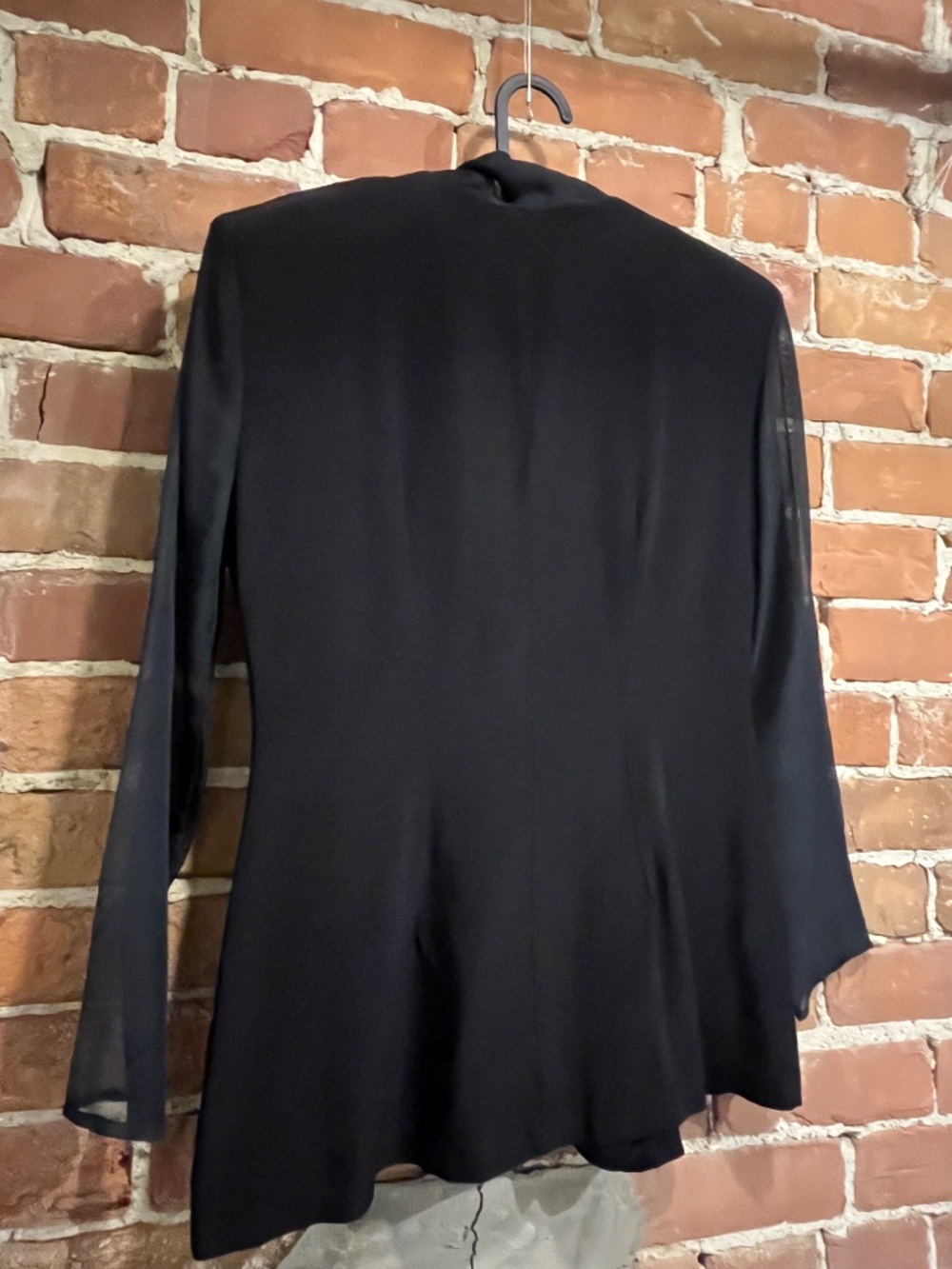 Vintage Last Exit USA Sheer Sleeve Blazer - Picture 7 of 7